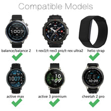 Carica l'immagine nel visualizzatore di Gallery, Caricatore per orologio Amazfit T-Rex 3/Balance/Balance 2/Helio, convertitore adattatore ricarica (senza cavo) (nero + n