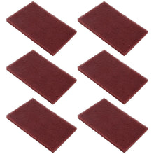 Carica l'immagine nel visualizzatore di Gallery, BokWin 6 pezzi 3M Scotch Brite 7447 di grado molto fine per uso generico, 200 x 125 mm, rosso