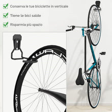 Carica l'immagine nel visualizzatore di Gallery, Housolution Appendi Bici da Muro,4 Supporti Bici da Parete in Ferro Battuto