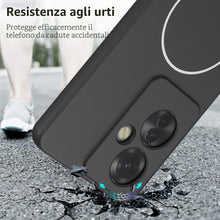 Carica l'immagine nel visualizzatore di Gallery, WBWONE Cover in Silicone Liquido per OPPO Reno 11F (Reno11 F) 5G, Custodia Magnetica con MagSafe, Paraurti Protettivo, S