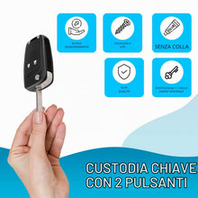 Carica l'immagine nel visualizzatore di Gallery, Cover chiave per Opel Astra J Insignia A Meriva B Zafira C Mokka Chevrolet Orlando Aveo - Plip telecomando a 2 pulsanti