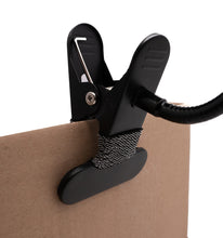 Carica l'immagine nel visualizzatore di Gallery, System-S Supporto per smartphone con collo di cigno in metallo da 45 cm, morsetto da tavolo con apertura di 5 cm, pinza 