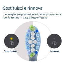 Carica l'immagine nel visualizzatore di Gallery, PHILIPS Sonicare C3 Premium Plaque Defence, testine di ricambio originali, nero, confezione da 2, HX9042/88, Nuovo, 2 Te
