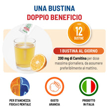 Carica l'immagine nel visualizzatore di Gallery, Equilibra Carnitina con L-Carnitina e Acetil L-Carnitina 200mg, 12 Bustine
