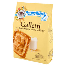 Carica l'immagine nel visualizzatore di Gallery, Mulino Bianco Biscotti Frollini Galletti con Latte Fresco, 350g