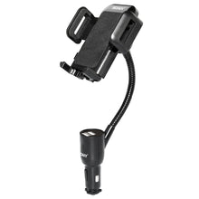 Carica l'immagine nel visualizzatore di Gallery, 3 in 1 Supporto smartphone per auto Porta cellulare auto con Doppia USB e Braccio Regolabile 360° Visualizza la tensione