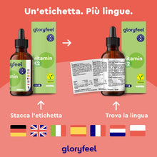 Carica l'immagine nel visualizzatore di Gallery, Vitamina K2, 200 mcg per 10 Gocce, Eletto PRODOTTO DELL'ANNO 2025, Supporto per Cartilagine &amp; Ossa, Menachinone Premium 