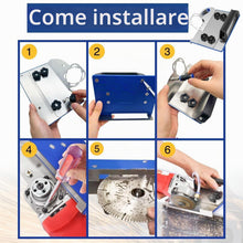 Carica l'immagine nel visualizzatore di Gallery, Supporto per Smussatrice per Taglio Piastrelle 45 Gradi, Supporto per Smerigliatrice Angolare, Altezza Regolabile, per S