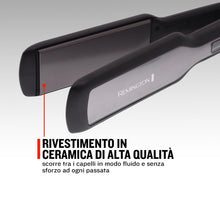 Carica l'immagine nel visualizzatore di Gallery, Remington piastra per capelli, larga, ideale capelli lunghi e folti, blocco temperatura, display digitale, 150-230°C, pi