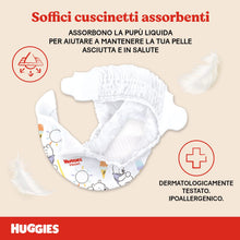 Carica l'immagine nel visualizzatore di Gallery, Huggies Extra Care Neonato, 28 Pannolini, Taglia 1 (2-5Kg)