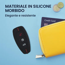 Carica l'immagine nel visualizzatore di Gallery, kwmobile Custodia Coprichiave Compatibile con Ford con 3 tasti Keyless Go Cover - Copri Telecomando Chiave Auto - Copri 