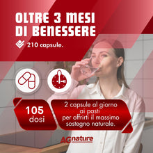 Carica l'immagine nel visualizzatore di Gallery, Berberina 1000mg Pura Alto Dosaggio 210 Capsule Vegetali - Berberina HCL Forte al 97% Cromo e Pepe Nero Altamente Biodis