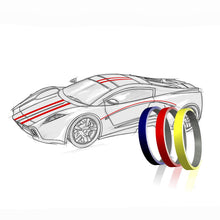 Carica l'immagine nel visualizzatore di Gallery, Finest Folia 10m Strisce adhesive decorative per auto moto barca e modellismo in vari colori autoadesive Lunghezza (3mm,