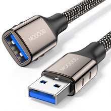 Carica l'immagine nel visualizzatore di Gallery, MOGOOD Cavo Prolunga USB 3.0 (2M) Maschio USB A a Femmina USB A 5Gbps