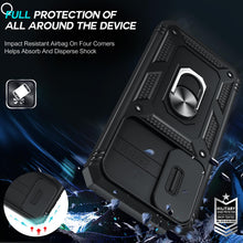 Carica l'immagine nel visualizzatore di Gallery, LeYi Cover per Samsung A55 5G con Vetro Temperato [2 Pack](Nero)
