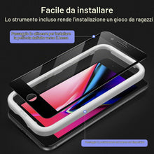 Carica l'immagine nel visualizzatore di Gallery, JETech Pellicola Protettiva Completa per iPhone SE 3/2, 8/7, Nero, 3 Pezzi