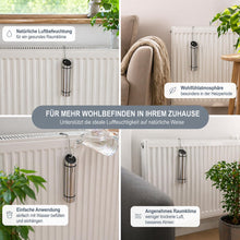 Carica l'immagine nel visualizzatore di Gallery, com-four® 4x Umidificatori in acciaio inox, Evaporatori da appendere