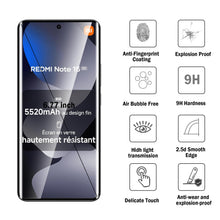 Carica l'immagine nel visualizzatore di Gallery, 2+2 3D Vetro Temperato per Xiaomi Redmi Note 15 4G/5G Pellicola