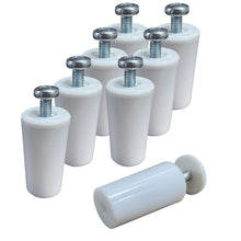 Carica l'immagine nel visualizzatore di Gallery, 8 Fermi Per Tapparelle Bianchi 40 Mm Per Tapparelle Pvc Con Struttura Rinforzata, Ogni Fermo Finestra Comprende Tutto Il