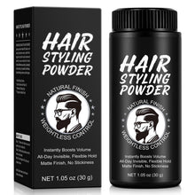 Carica l'immagine nel visualizzatore di Gallery, Cera in polvere per capelli uomo, Polvere Volumizzante Capelli, Superfici opache, 24 ore per mantenere tutto il giorno, 