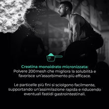 Carica l'immagine nel visualizzatore di Gallery, Creatina Monoidrato 200 Mesh Micronizzata ProNXT – Creatina Pura 1000 g | Alta Solubilità | 293 Dosi | Misurino Incluso 
