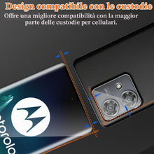 Carica l'immagine nel visualizzatore di Gallery, Vanrain Vetro Temperato per Motorola Edge 40 Neo, 2+2 Pezzi Curva 3D Pellicola Vetro e Fotocamera Protettivo, Durezza 9H