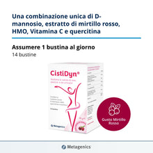 Carica l'immagine nel visualizzatore di Gallery, Metagenics CistiDyn - Benessere Vie Urinarie - 14 Bustine