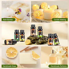 Carica l'immagine nel visualizzatore di Gallery, AESHORY Set di Oli Essenziali 20 X 5ML, Olio Essenziale Naturali per Aromaterapia, Diffusori, Umidificatore, Kit Oli Ess