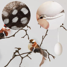 Carica l'immagine nel visualizzatore di Gallery, Uccellini Decorativi 5 Pezzi Uccelli Artificiali con Clip