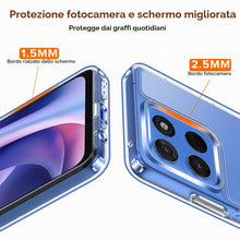 Carica l'immagine nel visualizzatore di Gallery, iVoler Cover Trasparente Anti Ingiallimento per Motorola Moto G57 5G / G57 Power 5G con 2 Pezzi Pellicola Vetro Temperat