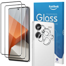 Carica l'immagine nel visualizzatore di Gallery, 2+2 Pezzi 3D Vetro Temperato per Xiaomi Redmi Note 13 Pro Plus 5G (Non 4G) Pellicola Prottetiva con Pellicola Fotocamera
