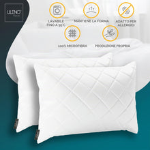 Carica l'immagine nel visualizzatore di Gallery, LILENO HOME - Set di 4 imbottiture per cuscini 40 x 60 cm - fodere interne lavabili a 95 °C adatte per persone allergich