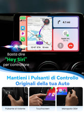 Carica l'immagine nel visualizzatore di Gallery, S2 Mini Adattatore CarPlay Wireless per iPhone, Converte Cablato in Wireless, USB e Type-C Plug and Play, Compatibile Au