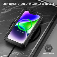 Carica l'immagine nel visualizzatore di Gallery, Beeasy Cover per iPhone 14 IP68 Impermeabile Custodia Militare Antiurto Resistente 360° Metallo Armor Protezione Schermo