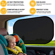 Carica l'immagine nel visualizzatore di Gallery, WIN.MAX Parasole Auto Bambini Tendine Parasole Auto Universali Tendine Parasole Auto Finestrini Laterali Parabrezza per 