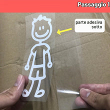 Carica l'immagine nel visualizzatore di Gallery, (Set di 10) Famiglia Felice Auto Etichetta, Impermeabile
