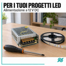 Carica l'immagine nel visualizzatore di Gallery, TEMPO DI SALDI Alimentatore Switching 12 V 5 A 60 W per Strisce LED e Telecamere