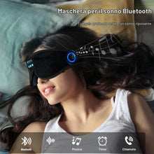 Carica l'immagine nel visualizzatore di Gallery, Mascherina per dormire con cuffie Bluetooth, mascherina per dormire 3D senza fili, per dormire sul fianco/sulla schiena,