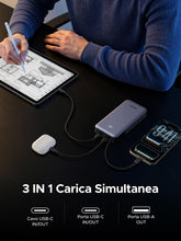 Carica l'immagine nel visualizzatore di Gallery, UGREEN Nexode 55W Power Bank 20000mAh Caricatore Portatile PC PD 45W