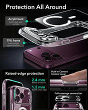 Carica l'immagine nel visualizzatore di Gallery, ESR Classic Hybrid Cover per iPhone 18 Pro/17 Pro, Trasparente