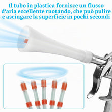 Carica l'immagine nel visualizzatore di Gallery, Pistola per Compressore Ad Aria, 6-9,2 Bar Pistola Soffiaggio Aria Compressa, con 5 Pezzi Tubo, Pistola Schiuma Lavaggio