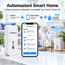 Carica l'immagine nel visualizzatore di Gallery, Termometro Igrometro WiFi Interno con App, Temperatura e Umidità, 2 Pezzi