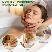 Carica l'immagine nel visualizzatore di Gallery, Oli Essenziali Set per Diffusore 6x10ML, Oli Essenziali Naturali per Aromaterapia,SPA – Lavanda,Menta Piperita,Eucalipto