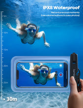 Carica l'immagine nel visualizzatore di Gallery, Lamicall Custodia Impermeabile Smartphone, HD Custodia Subacquea Smartphone