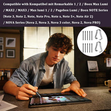 Carica l'immagine nel visualizzatore di Gallery, 10 Punte di Ricambio per Remarkable 1/2/Marker/Marker Plus, Boox Pen2 Pro, Boox Pen Plus, Tab X/Ultra/Ultra C/Mini C, MA