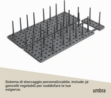 Carica l'immagine nel visualizzatore di Gallery, Umbra Peggy Vassoio Organizer, salvaspazio, Grigio scuro