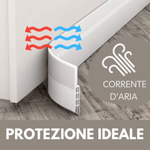 Carica l'immagine nel visualizzatore di Gallery, Vellure® Paraspifferi porta blindata - NUOVO Paraspifferi sottoporta Premium (rapido e facile da applicare) ideale anche