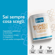 Carica l'immagine nel visualizzatore di Gallery, Magnesio e Potassio Citrato PiùLife, Oltre 2 Mesi di Scorta, 400 Compresse