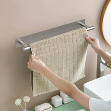 Carica l'immagine nel visualizzatore di Gallery, Ibergrif M34456A - Porta asciugamani adesivo 40 cm, due metodi di installazione (adesivo e foratura), portasciugamani pe