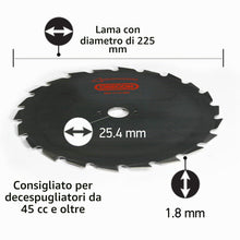 Carica l'immagine nel visualizzatore di Gallery, Oregon Disco per Decespugliatore con Foro Centrale da 25,4 mm, Adatto a Tagliare Vegetazione Spessa e Legnosa, Professio